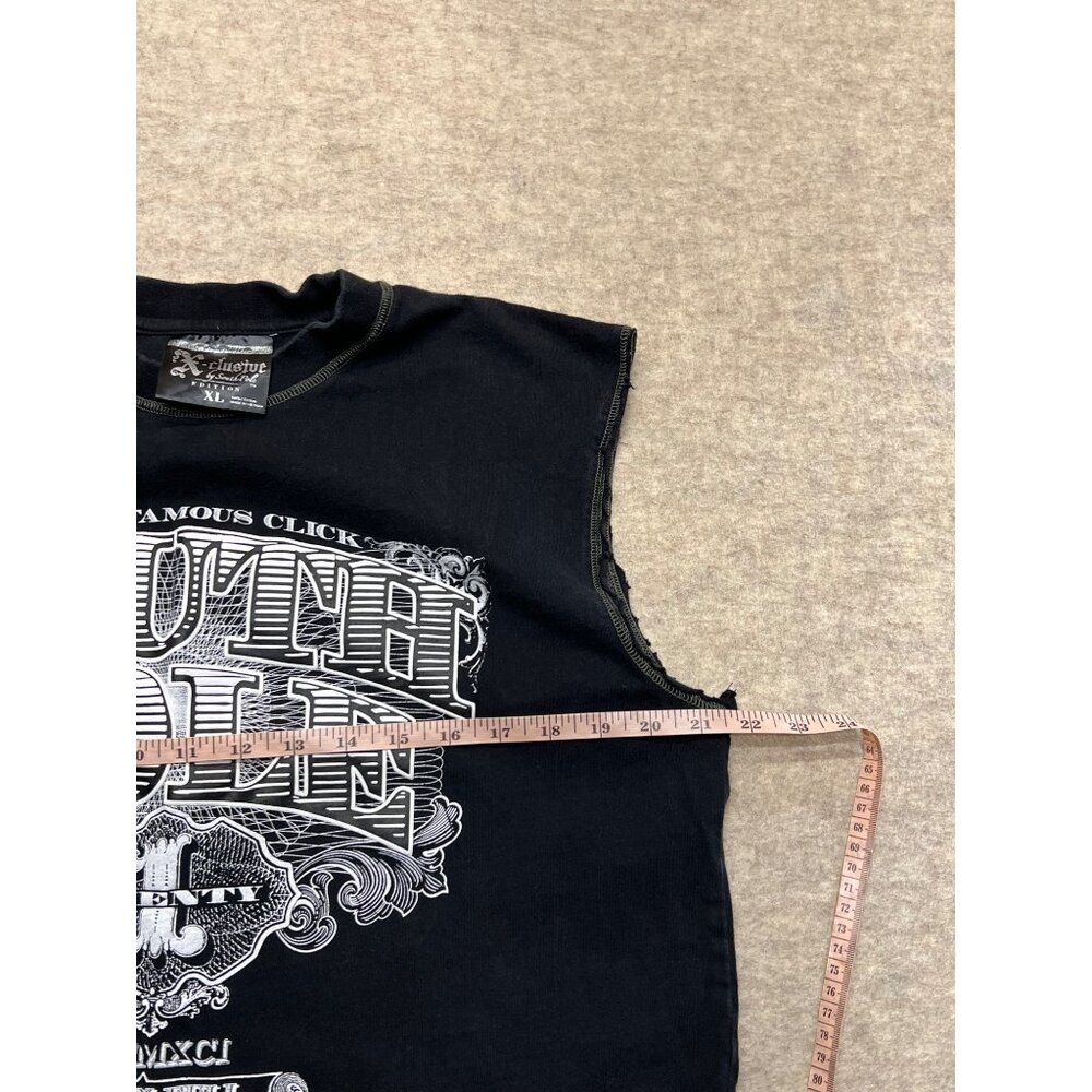Vintage 90's South Pole X-clusive Edition Black Sleeveless Men's Top XL - Picture 5 of 6
